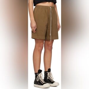 NWOT Rick Owens Drkshdw Brown Boxer Shorts Cotton XL